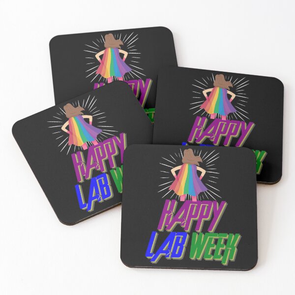 Item preview, HAPPY LAB WEEK PRIDE HERO CAPE MEDICAL LABORATORY SCIENTIST  designed and sold by Hippiesole.