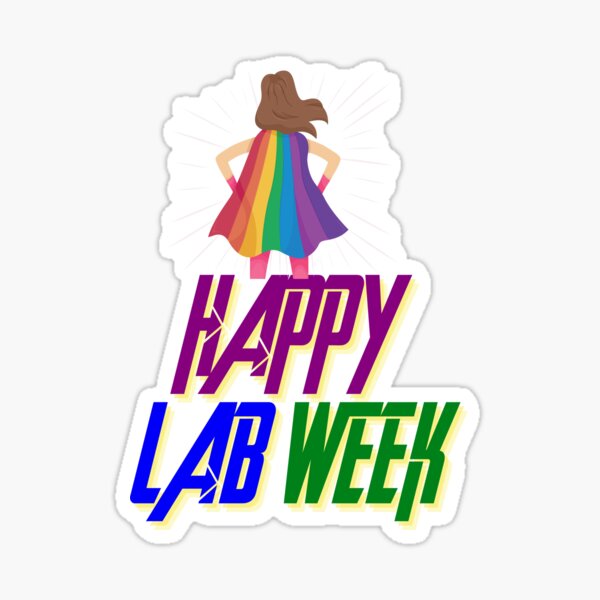 Item preview, HAPPY LAB WEEK PRIDE HERO CAPE MEDICAL LABORATORY SCIENTIST  designed and sold by Hippiesole.