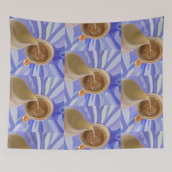 Item preview, Copy of Milk Poured in Coffee Cup (purple) designed and sold by Julitortellini.