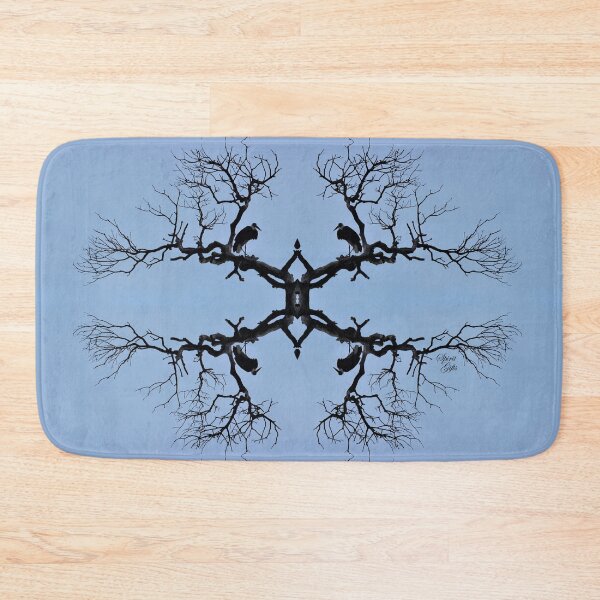 Item preview, High Post Stork Tree Silhouette Blue Sky designed and sold by SpiritGifts.