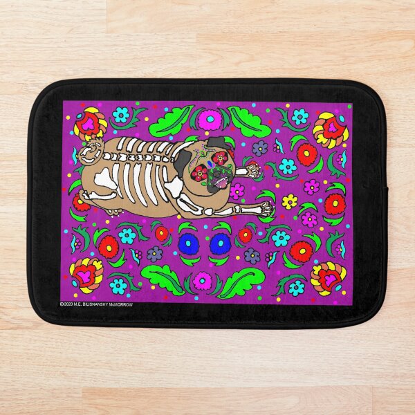 Item preview, Day of the Dead Pug designed and sold by M. E.  Bilisnansky McMorrow.