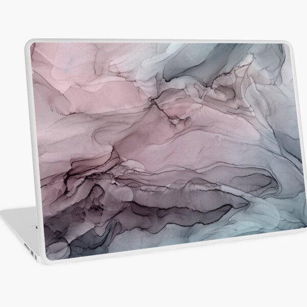 Item preview, Mauve Blush & Stormy Blue Flow Abstract 1 designed and sold by Elizabeth  Karlson.