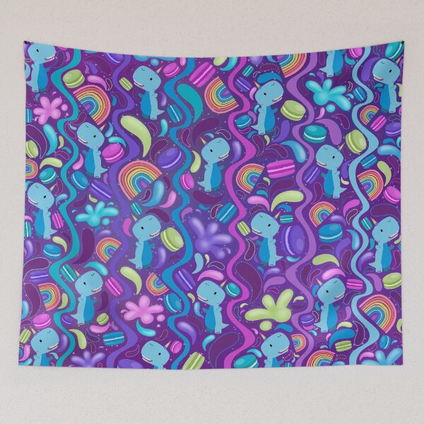Item preview, Rainbow Macarons pattern designed and sold by LittleOrionShop.
