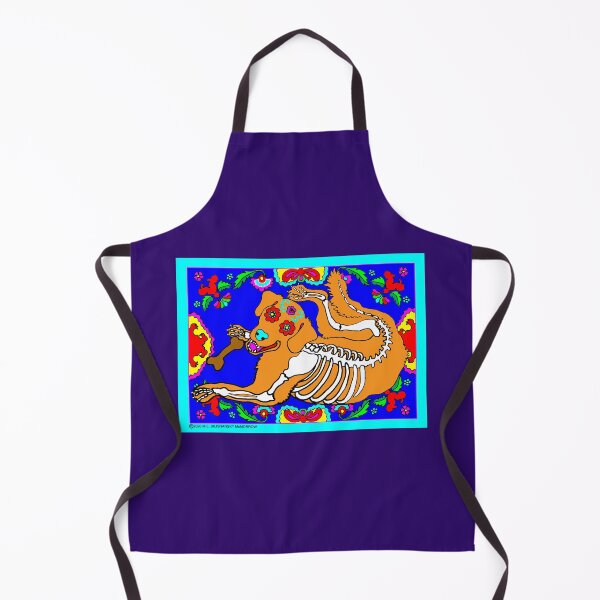 Item preview, Day of the Dead Golden Retriever designed and sold by M. E. Bilisnansky McMorrow.