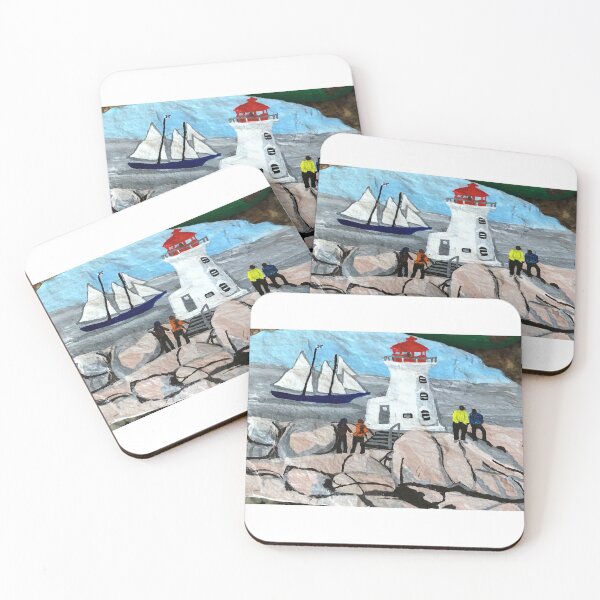 Item preview, Peggy’s Cove with Bluenose  designed and sold by Suzgallery58.