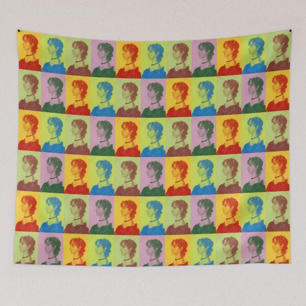 Item preview, Colored portraits of Anne Brontë, originally drawn by Charlotte Brontë designed and sold by Pelikancrazy.