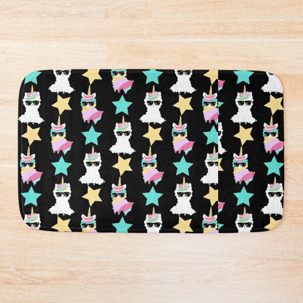 Item preview, Pastel Llamacorn Wearing Sunglasses Pattern Llama Unicorn designed and sold by TheButtonCrew.