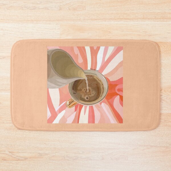 Item preview, Copy of Milk Poured in Coffee Cup (coral) designed and sold by Julitortellini.