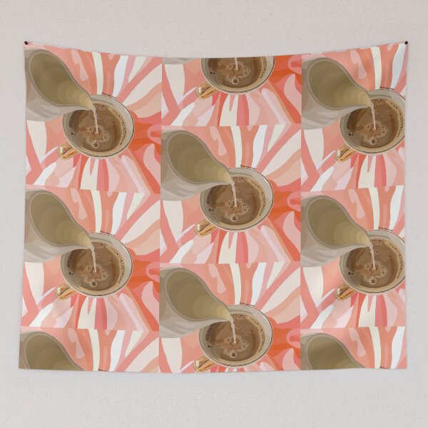 Item preview, Copy of Milk Poured in Coffee Cup (coral) designed and sold by Julitortellini.