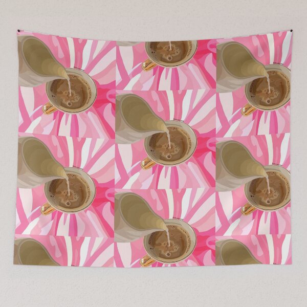 Item preview, Copy of Milk Poured in Coffee Cup (pink) designed and sold by Julitortellini.