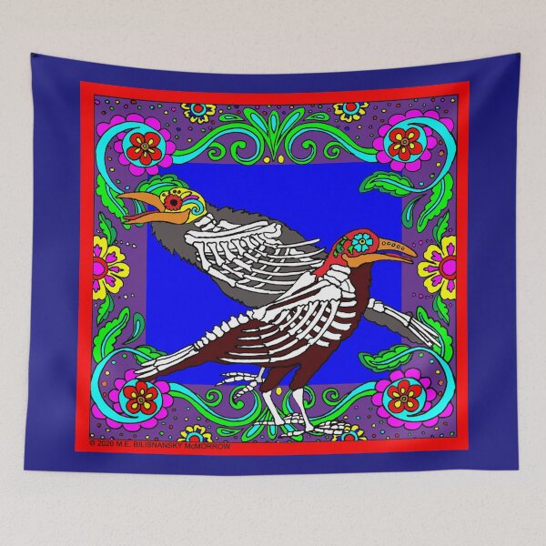 Item preview, Day of the Dead Ravens designed and sold by M. E.  Bilisnansky McMorrow.
