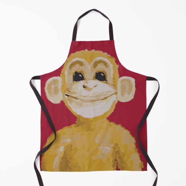 Item preview, Yellow moneky on red background designed and sold by Ora Topiol-Feuer.