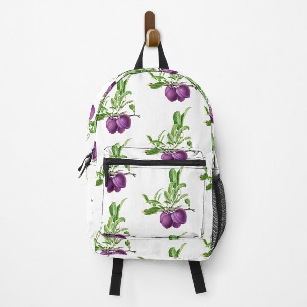 Item preview, Delicious purple plum Vintage Hand Drawn Fruit Illustration designed and sold by No AI Classic Vintage Art.