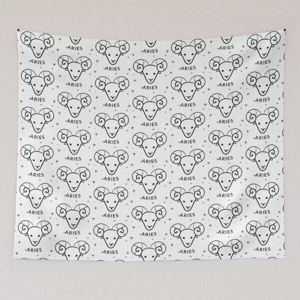 Item preview, Dreamy Aries Zodiac Symbol designed and sold by LadyZodiac.