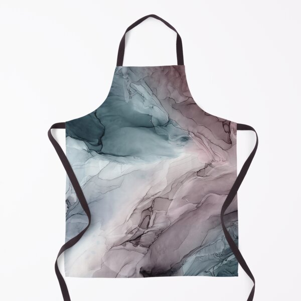 Item preview, Mauve Blush & Stormy Blue Flow Abstract 2 designed and sold by Elizabeth  Karlson.