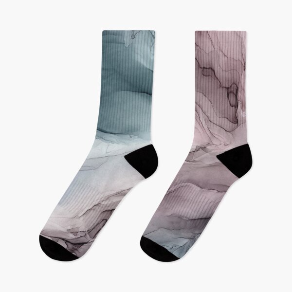 Item preview, Mauve Blush & Stormy Blue Flow Abstract 2 designed and sold by Elizabeth  Karlson.
