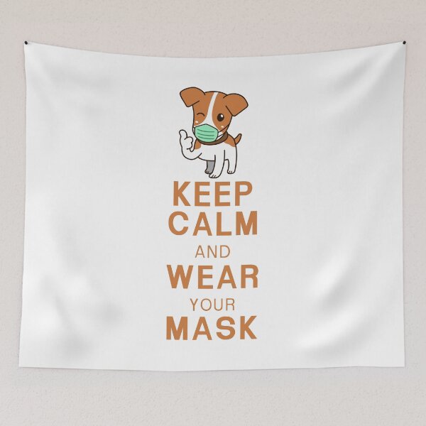 Item preview, Keep Calm and Wear Your Mask designed and sold by samer11.
