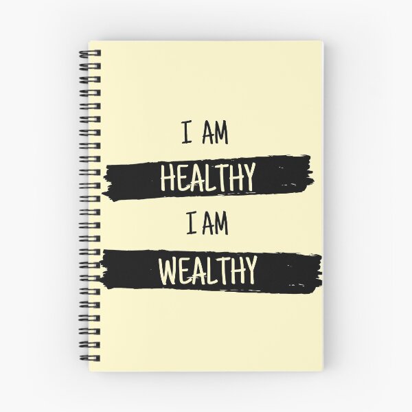 Item preview, I Am Healthy I Am Wealthy [Transparent Version] designed and sold by HeyFellowKids.