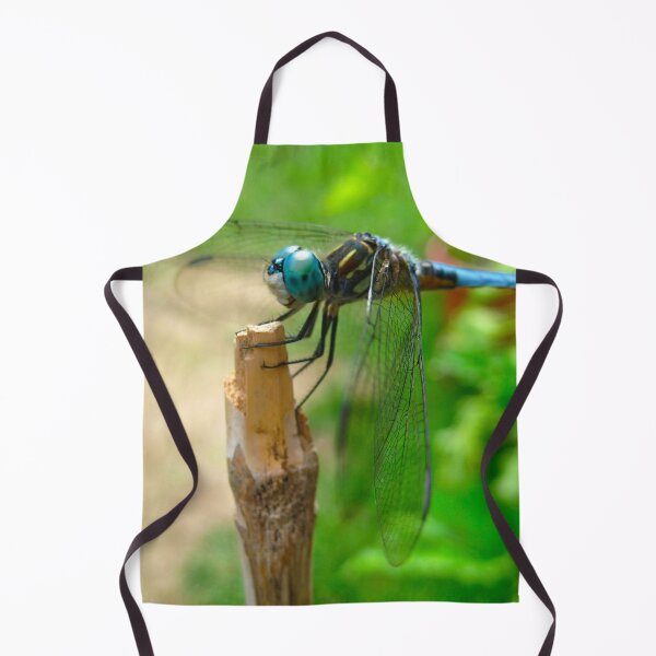 Item preview, Cute Dragonfly resting on a Bamboo Post on a Warm Summer Day designed and sold by PrettyLittlePic.