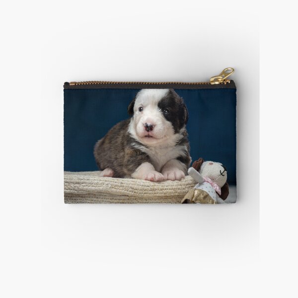 Item preview, The tiny newborn corgi puppy with a small toys. Welsh Corgi Cardigan. designed and sold by Alexander Sorokopud.