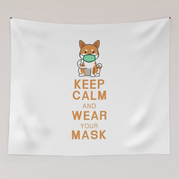 Item preview, Keep Calm and Wear Your Mask designed and sold by samer11.