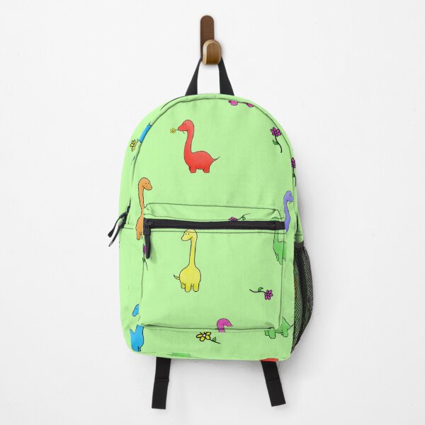 Item preview, Dinosaurs and flowers on green designed and sold by Suikerbossies.