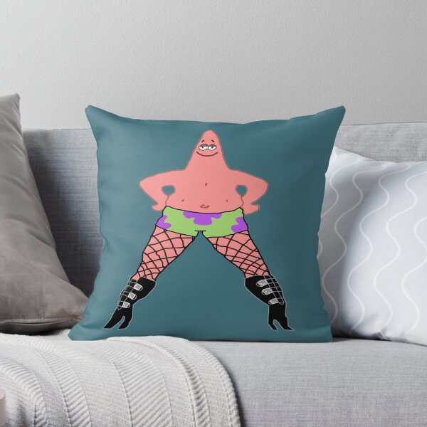 Patrick in Heels Throw Pillow