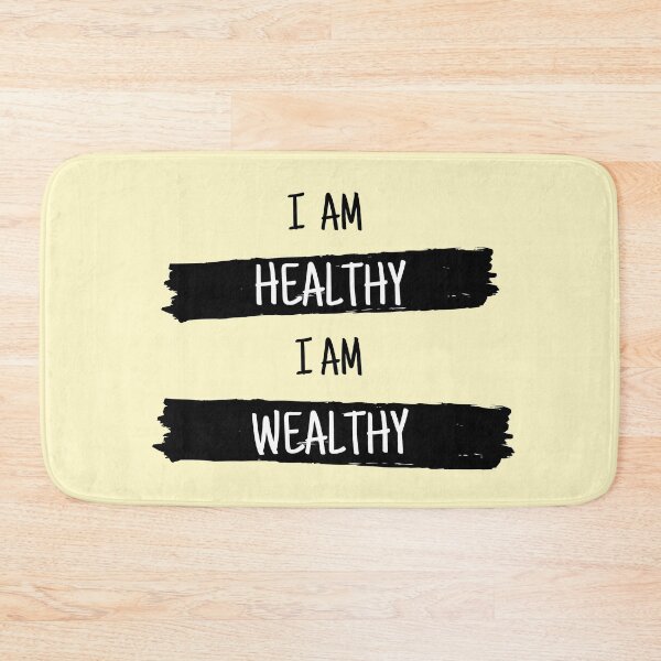 Item preview, I Am Healthy I Am Wealthy [Regular Version] designed and sold by HeyFellowKids.