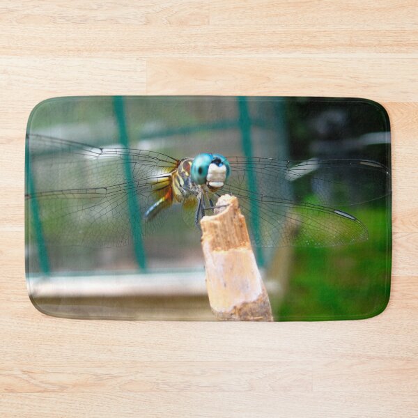 Item preview, Adorable Dragonfly resting on a Bamboo Post on a Warm Summer Day  designed and sold by PrettyLittlePic.