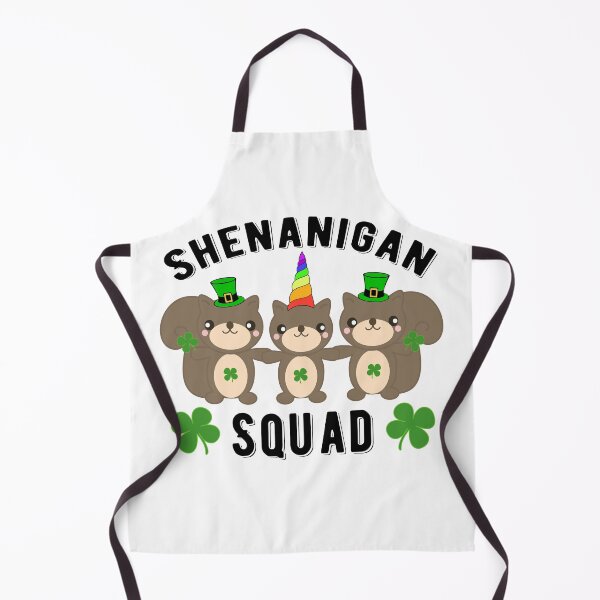Item preview, Shenanigan Squad St. Patrick's Day Squirrels designed and sold by Rabbitti.