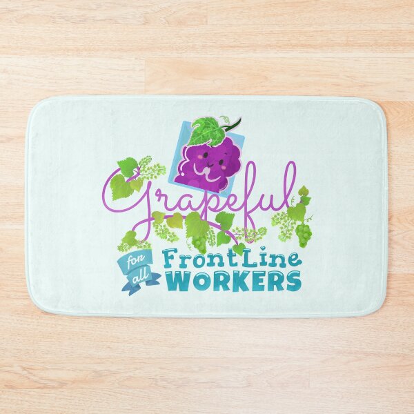 Item preview, Grapeful for all Frontline Workers - Punny Garden designed and sold by PunnyGarden.