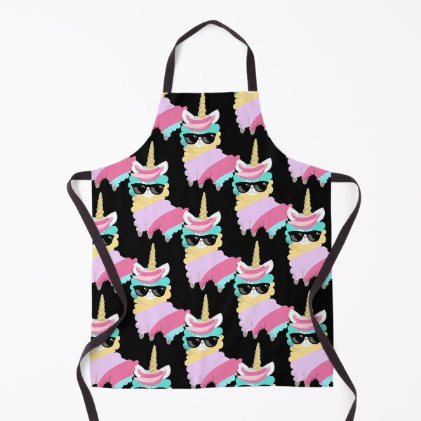 Item preview, Pastel Rainbow Llamacorns Pattern Wearing Sunglasses Llama Unicorn designed and sold by TheButtonCrew.