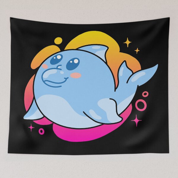 Item preview, Cute Dolphin Cartoon designed and sold by infleims.