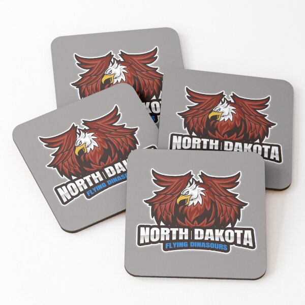 Item preview, NORTH DAKOTA FLYING DINASOURS designed and sold by AndPeace702.