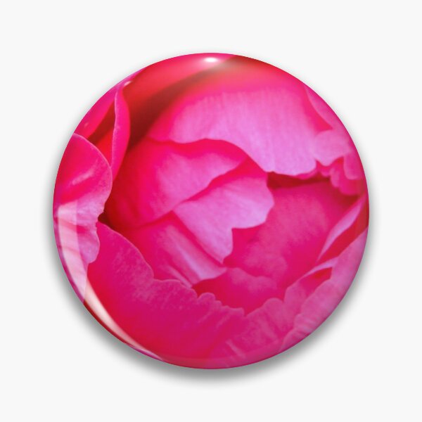 Artikelvorschau, Rosa Pfingstrosenblume, tiefrosa Pfingstrosen, Pfingstrosenmuster, Zentrum der großen Blume entworfen und verkauft von PrettyLittlePic.
