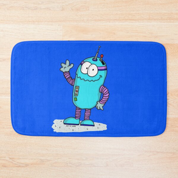Item preview, I love Humans cartoon robot motif designed and sold by ARTOFDARK.