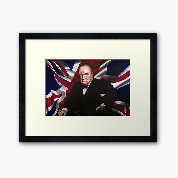 Vista previa del artículo con la obra «Sir Winston Churchill», diseñado y vendido por szymczuk.