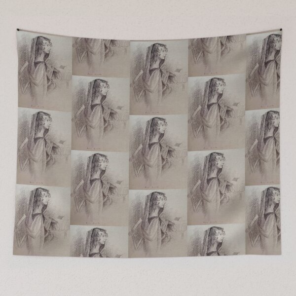Item preview, Anne Brontë, drawn by Charlotte Brontë in April 1833 designed and sold by Pelikancrazy.