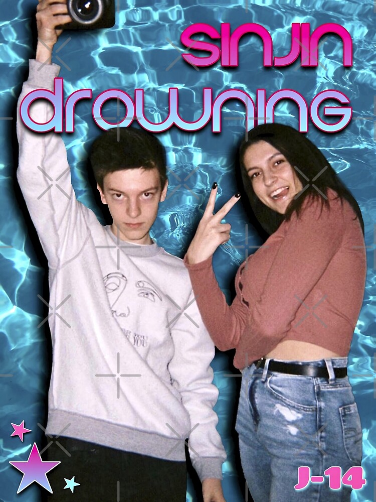 Discover Sinjin Drowning 2000s Magazine Style Premium Matte Vertical Poster