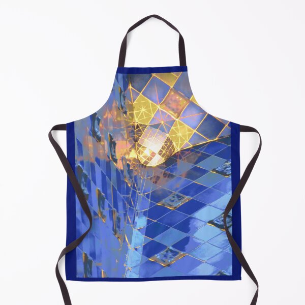 Item preview, Gaudi's World: Blue and gold tiles designed and sold by Regina Landeck.