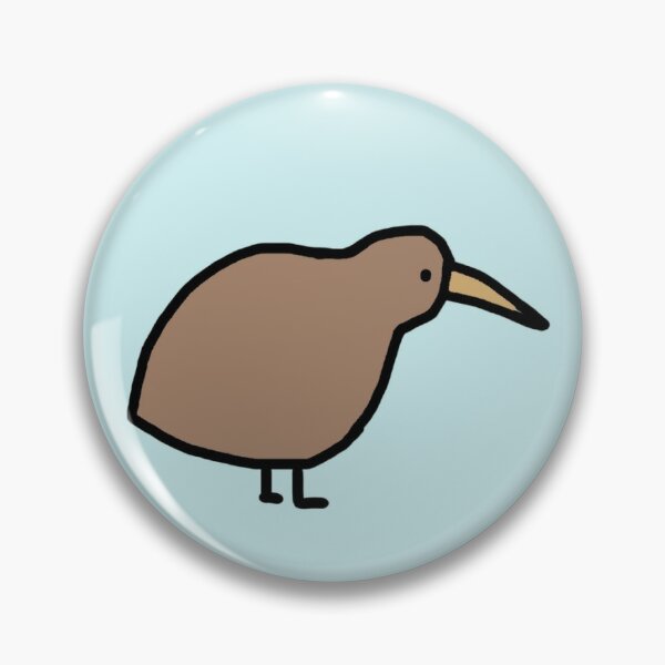 "Little Cartoon Kiwi Bird" Pin by bassoongirl123 | Redbubble