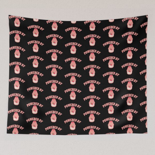 Item preview, Powered by strawberry milk designed and sold by avocadissimo.