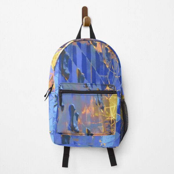 Item preview, Gaudi's World: Blue and gold tiles designed and sold by Regina Landeck.