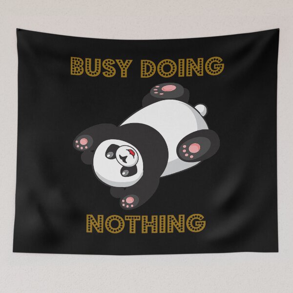 Item preview, Busy Doing Nothing Panda designed and sold by Uvogin2099.