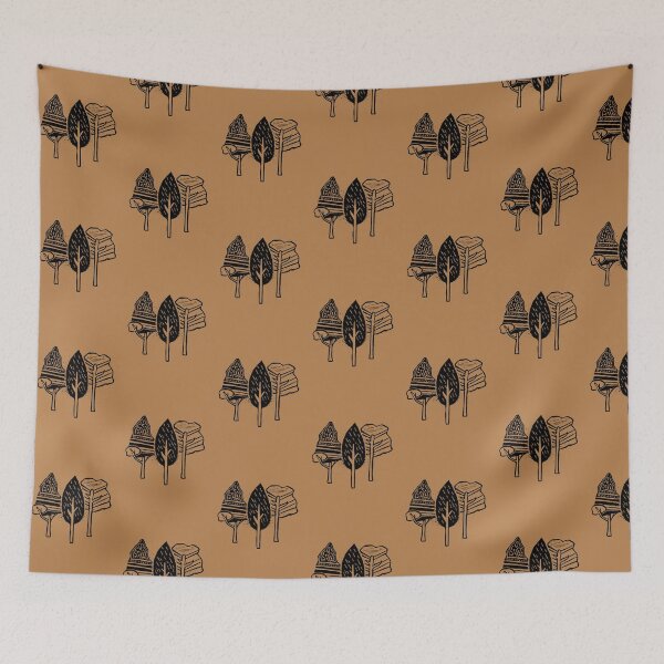 Item preview, Linoleum print tree designed and sold by gzdgur.