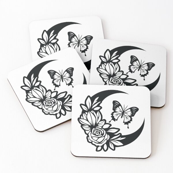 Item preview, Moon and butterfly designed and sold by Motivationftp.