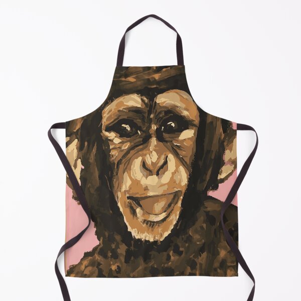 Item preview, Orange/brown monkey on pink background designed and sold by Ora Topiol-Feuer.