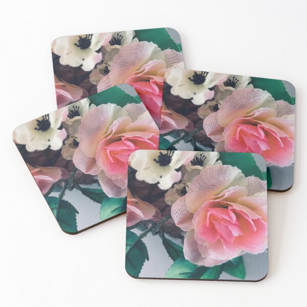 Item preview, Bohemian Pink and White Roses designed and sold by Megan Nicole Czerwinski.
