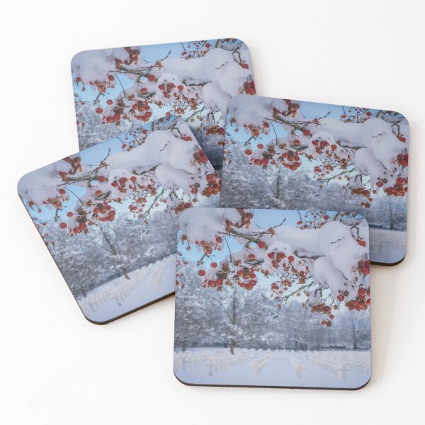 Item preview, Winter Landscape with berries designed and sold by Elsterart.