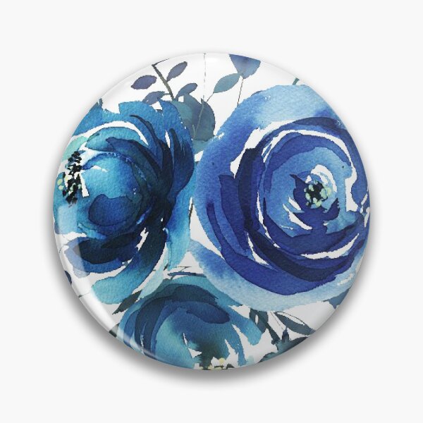 Item preview, Blue flowers designed and sold by azomiross.
